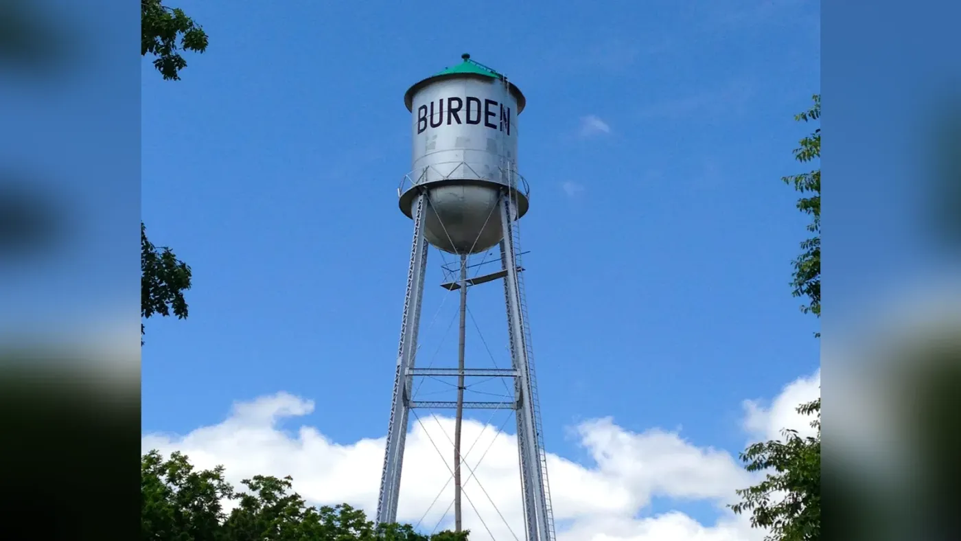 Burden water tower