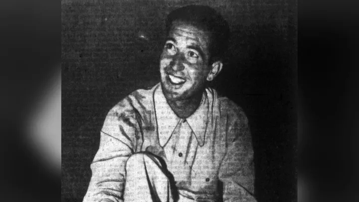Golfer Dick Metz in 1947